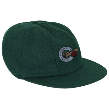 Baggy Cricket Cap - Bottle Green